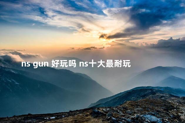 ns gun 好玩吗 ns十大最耐玩的游戏2020